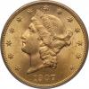 1907 $20 Liberty MS64 PCGS. PCGS Population (956/16). NGC
Census: (710/19). Mintage: 1,451,864. Numismedia Wsl. Price for
p, Аукцион: Heritage за 1 763руб