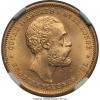 Norway: Oscar II gold 20 Kroner 1879 MS65 NGC, , Аукцион: Heritage за 646руб