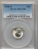 1948-D 10C MS67 Full Bands PCGS. PCGS Population (114/4).
NGC Census: (136/4). Mintage: 52,841,000. Numismedia Wsl. Price
f, Аукцион: Heritage за 94руб