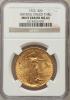 1922 $20 Saint-Gaudens Double Eagle Obverse Struck Thru MS61
NGC...., Аукцион: Heritage за 1 610руб