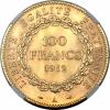 France: Republic gold 100 Francs 1912-A MS64 NGC,, Аукцион: Heritage за 2 820руб