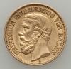 German States: Baden. Friedrich I gold 10 Mark 1891-G
AU,, Аукцион: Heritage за 235руб