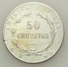 Costa Rica: Republic Five 50 Centavos Coins 1880 1885 1886 1887
1890,... (Total: 5 coins), Аукцион: Heritage за 118руб
