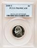 2000-S 5C PR69 Deep Cameo PCGS. PCGS Population (6081/253). NGC
Census: (3640/696). Numismedia Wsl. Price for problem free..., Аукцион: Heritage за 15руб