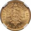 German States: Hamburg. Free City gold 20 Mark 1878-J
MS65 NGC,, Аукцион: Heritage за 881руб