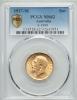 Australia: George V gold Sovereign 1917-M MS62
PCGS,, Аукцион: Heritage за 329руб
