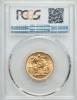 Australia: George V gold Sovereign 1917-M MS62
PCGS,, Аукцион: Heritage за 329руб