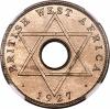 British West Africa: George V copper-nickel Specimen 1/2
Penny 1927 SP65 NGC,, Аукцион: Heritage за 411руб