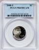2008-S 5C Monticello PR69 Deep Cameo PCGS. PCGS Population
(2513/196). NGC Census: (0/0). Numismedia Wsl. Price for proble..., Аукцион: Heritage за 15руб