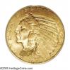 1913 $5 MS65 PCGS. Although the 1913 is one of the more common
Indian Head Half Eagles in lower Mint State grades, Gem qual..., Аукцион: Heritage за 20 125руб