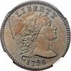 1794 1C Head of 1795, S-71, B-63, R.2, MS63 Brown NGC. Our EAC
Grade AU55...., Аукцион: Heritage за 38 188руб