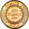 France: Republic gold 100 Francs 1906-A MS64 NGC,, Аукцион: Heritage за 2 468руб