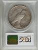 1921 $1 High Relief, Peace AU50 PCGS. PCGS Population
(347/14182). NGC Census: (207/12269). Mintage: 1,006,473.
Numismedia, Аукцион: Heritage за 129руб