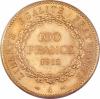 France: Republic gold 100 Francs 1912-A MS63 PCGS,, Аукцион: Heritage за 2 115руб