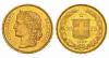 Швейцария. 20 франков 1889 года., Аукцион: Hermes от 10 800 