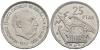 ESTADO ESPAÑOL. 25 Pesetas. 1957 *58. Madrid. Cal-49. Cu-Ni. 8,52g. Insignificantes marquitas. SC, Аукцион: ibercoin от 15 EUR
