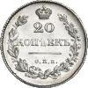 20 копеек 1828 года, СПБ-НГ, Аукцион: Impercoin от 7 500 RUB
