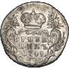 Гривенник 1749 года, Аукцион: Impercoin от 3 000 RUB