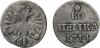 <div> 
 <p> "1 Копейка 1714 г. Л.ст.: &laquo;Маленькая корона&raquo;. Серебро, 0,45 гр. Состояние VF. Узд№0552 (черта), Б№1262(R2), Severin#311 (черта), Diakov#10, 4773(R2). 50 рублей по Петрову...., Аукцион: Imperia от 270 000 RUB