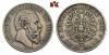 REICHSSILBERMÜNZEN HESSEN Ludwig IV., 1877-1892. 2 Mark 1888. J. 68 Sehr schön, Аукцион: Künker от 800 EUR