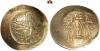 BYZANZ. Johannes II., 1118-1143. El-Aspron Trachy (Scyphat), 1122/1143, Constantinopolis; 3,54 g. Christus thront v. v.//Kaiser und St. Georg stehen v, Аукцион: Künker от 120 EUR