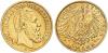 REICHSGOLDMÜNZEN. WÜRTTEMBERG. Karl, 1864-1891. 10 Mark 1890, 1891. J. 294. 2 Stück. Kl. Kratzer (1x), sehr schön, Аукцион: Künker от 320 EUR
