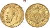 REICHSGOLDMÜNZEN. BADEN. (J. 188) Friedrich I., 1852-1907. 10 Mark 1891. Sehr schön, Аукцион: Künker от 120 EUR