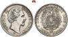 REICHSSILBERMÜNZEN. BAYERN. (J. 41) Ludwig II., 1864-1886. 2 Mark 1876. Vorzüglich, Аукцион: Künker от 80 EUR
