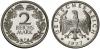 J. 320. 2 Reichsmark 1927 F. Polierte Platte, Аукцион: Künker от 480 EUR