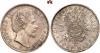 REICHSSILBERMÜNZEN. BAYERN. (J. 42) Ludwig II., 1864-1886. 5 Mark 1876. Vorzüglich-Stempelglanz, Аукцион: Künker от 240 EUR
