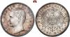 REICHSSILBERMÜNZEN. BAYERN. (J. 46) Otto II., 1886-1913. 5 Mark 1893. Patina, vorzüglich-Stempelglanz, Аукцион: Künker от 240 EUR