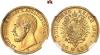 REICHSGOLDMÜNZEN. SCHAUMBURG-LIPPE. (J. 284) Adolf Georg, 1860-1893. 20 Mark 1874. In US-Plastikholder der NGC mit der Bewertung MS 68. R, Аукцион: Künker от 8 000 EUR