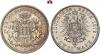REICHSSILBERMÜNZEN. HAMBURG. (J. 61) Freie und Hansestadt. 2 Mark 1876. Hübsche Patina, vorzüglich-Stempelglanz, Аукцион: Künker от 200 EUR