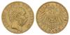 DEUTSCHE MÜNZEN AB 1871REICHSGOLDMÜNZENSACHSEN10 Mark 1891. J. 263. Sehr schön, Аукцион: Künker от 150 EUR