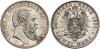 REICHSSILBERMÜNZEN. HESSEN. Ludwig IV., 1877-1892. 2 Mark 1888. R Winz. Kratzer, vorzüglich J. 68, Аукцион: Künker от 1 200 EUR