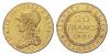 20 Francs Anno 9 (1800). Weibliche Büste nach links, darunter A.L. (A.Lavy). Rs: Wert und Jahr. 6,40g. Winziger Randschlag, Kratzer, sonst fast, Аукцион: Numismatik Lanz от 900 EUR