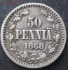 50 пенни 1868 , Русская Финляндия, R1,  до 22.00 10.02., Аукцион: Lave от 1 RUB