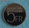 5 франков 1984 Швейцария до 28.03.17 в 22:00, Аукцион: Lave от 300 RUB
