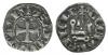 Principality of Achaea. Isabelle de Villehardouin (1297-1301). BI Denier (17mm, 0.84g, 3h). Corinth. Cross pattée. R/ Château tournois. Metcalf, Аукцион: London Ancient от 25 GBP