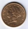США 20 долларов 1895 Золото, Аукцион: Molotok за 73 800 RUB