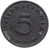 Германия, Третий рейх 5 рейхспфеннигов (reichspfennig) 1942, знак монетного двора: "A" - Берлин, Аукцион: Monetnik за 245 RUB