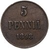 5 пенни (pennia) 1898, Аукцион: Monetnik за 650 