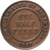 Австралия 1/2 пенни (penny) 1927, Аукцион: Monetnik за 350 RUB