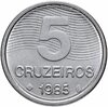 Бразилия 5 крузейро (cruzeiros) 1985 "ФАО - Кофейная плантация", Аукцион: Monetnik за 225 