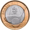 Бразилия 1 real (реал) 2014 "XXXI летние Олимпийские Игры, Рио-де-Жанейро 2016 golf (гольф)", Аукцион: Monetnik за 245 RUB