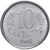 Бразилия 10 сентаво (centavos) 1994-1995, случайный год, Аукцион: Monetnik за 56 