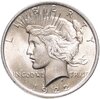 США 1 доллар (dollar) 1922 Peace Dollar (Мирный доллар), Аукцион: Monetnik за 8 638 
