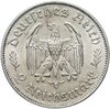 Германия (Третий рейх) 2 рейхсмарки (reichsmark) 1934 "175 лет со дня рождения Фридриха Шиллера", Аукцион: Monetnik за 7 313 RUB