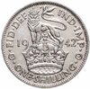 Великобритания 1 шиллинг (shilling) 1942 "Лев стоящий на короне", Аукцион: Monetnik за 966 