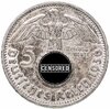 Германия (Третий Рейх) 5 рейхсмарок (reichsmark) 1936, орел со свастикой, Аукцион: Monetnik за 3 250 RUB